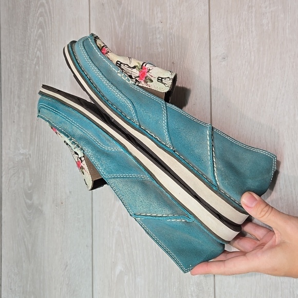 Ariat Womens Boho HOBO Loafer Slip on shoes sz 11B - Picture 7 of 10